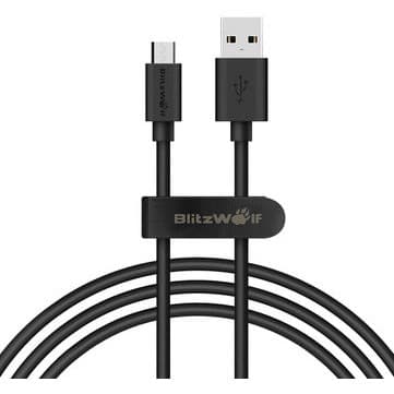 BlitzWolf BW-CB7 2.4A 3.33ft/1m Micro USB καλώδιο 1,66€ στο Banggood