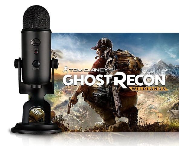 Blue Blackout Yeti + Tom Clancy’s Ghost Recon Wildlands -- [Amazon UK]