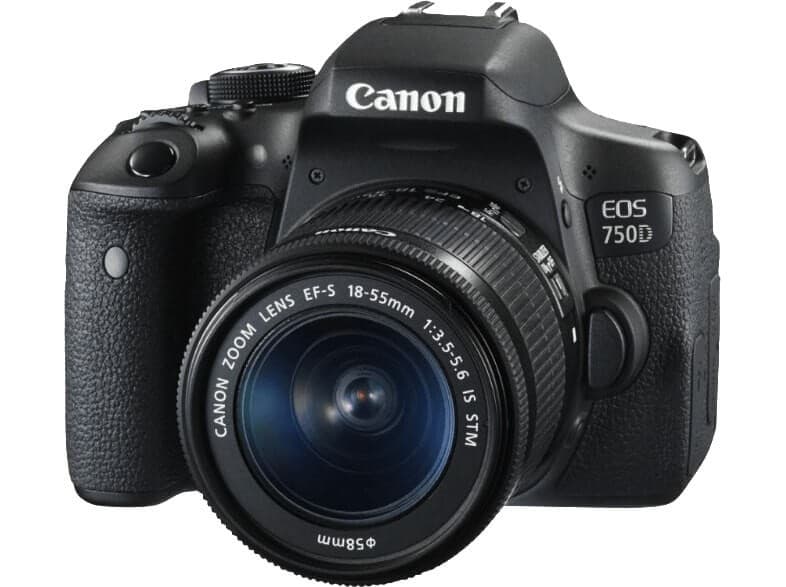 Canon EOS 750D με Φακό 18-55 IS STM και -30€ για αγορά κάρτας μνήμης/θήκης με 579€ από Media Markt