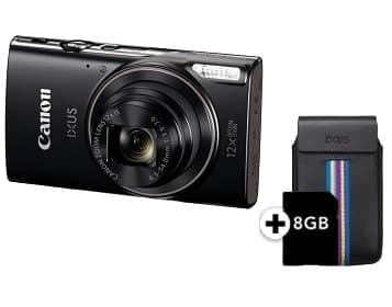 Φωτογραφική Canon Ixus 285 HS compact + θήκη + κάρτα μνήμης 8GB 149€ - Media Markt