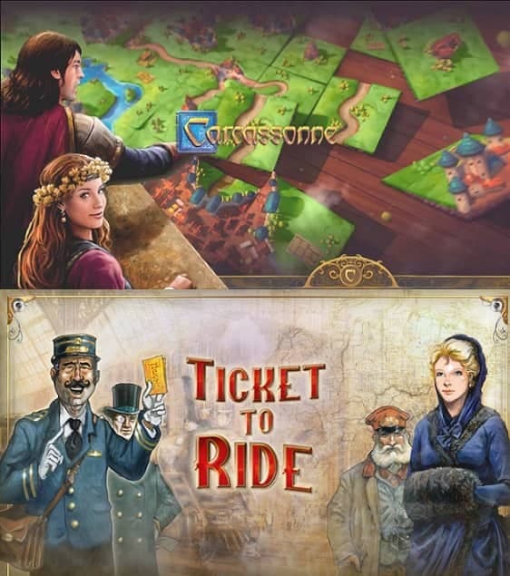 Carcassonne και Ticket to Ride (PC)