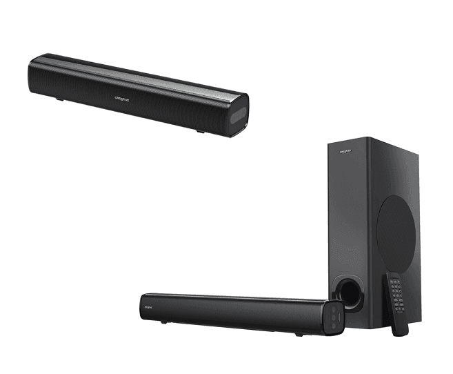 Creative Stage Air 30€ και Creative Stage 2.1 Bluetooth Soundbar 90€ - Public