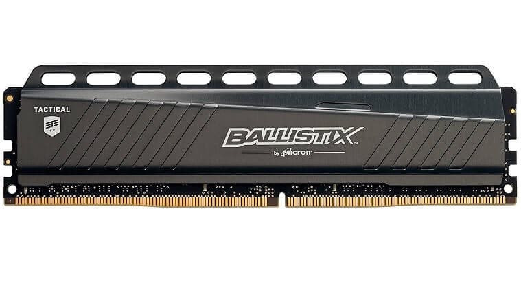 Crucial Ballistix Tactical 8GB (DDR4-3000MHz CL15-16-16) 84,12€ @ amazon.de