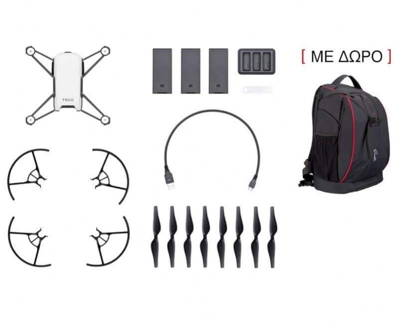 DJI Ryze Tello Boost Combo Drone + Κάρτα μνήμης Samsung EvoPlus 64GB MicroSD 129€ από Πλαίσιο
