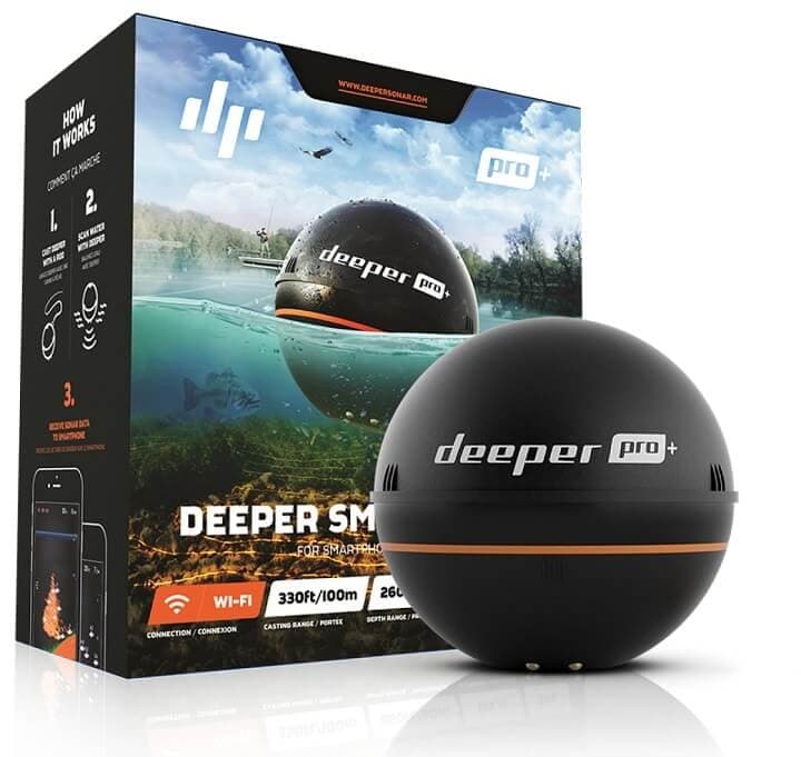 Deeper Smart Sonar PRO+ Wi-Fi + GPS Ανιχνευτής ψαριών 99,90€ στον Γερμανό