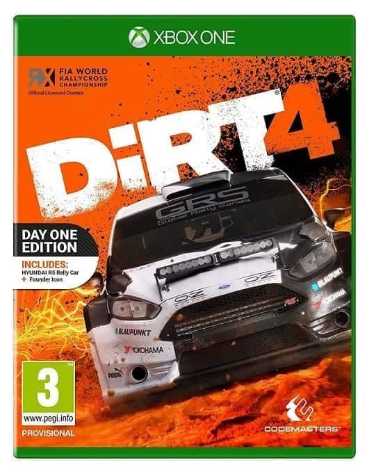 Dirt 4 Day One Edition Xbox One 27€ @ amazon.co.uk