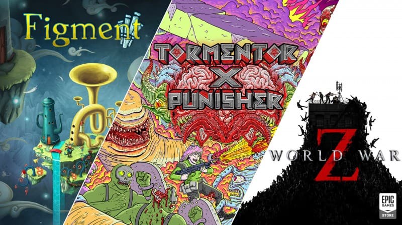 World War Z &amp; Figment &amp; Tormentor x Punisher &amp; Drawful 2 (PC Game) @ Epic Games Store