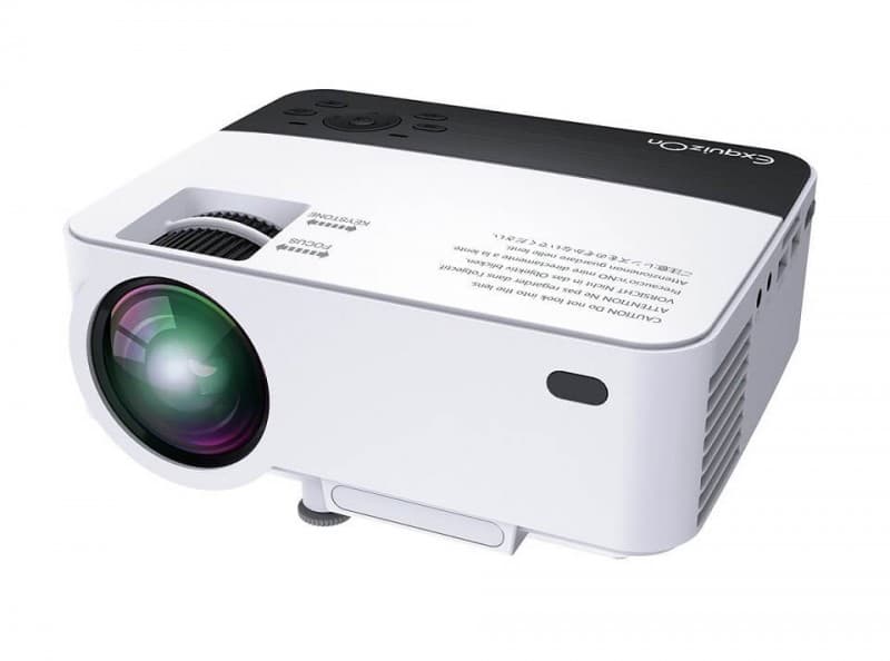 ExquizOn T5 - Mini LCD LED Projector 1800 Lumens 61€ @  ExquizonEU (Fulfilled by amazon.es)