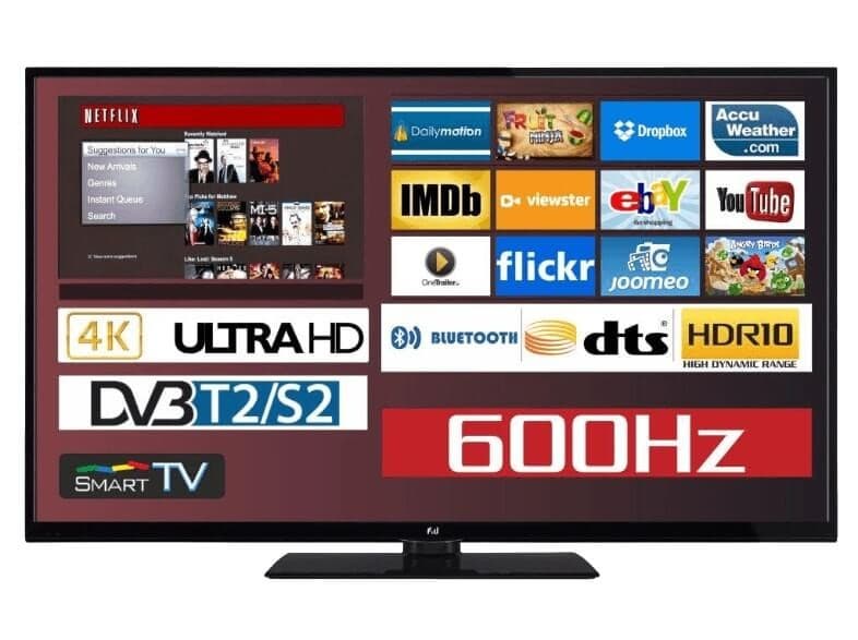 F&amp;U FL2D5503 55" UHD 4K TV 399€ &amp; F&amp;U FL2D4304UH 43" 4K TV 299€ - Media Markt