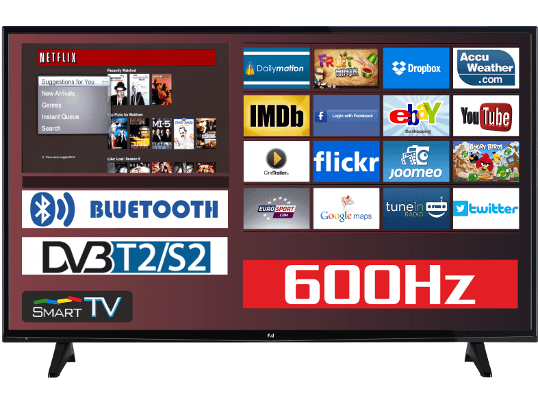 F&amp;U 49" SMART TV FLS49201