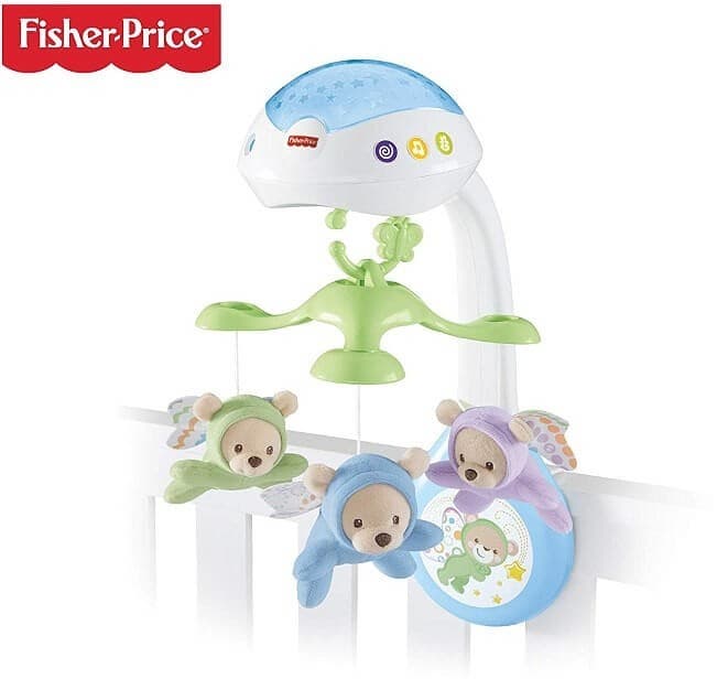 Fisher Price Μουσικό Περιστρεφόμενο με Αρκουδάκια CDN41 με 27.98€ από το Γαλλικό Amazon