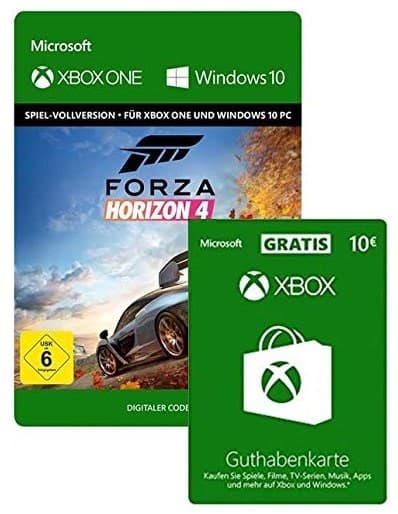 Forza Horizon 4 (Xbox One/PC - Ψηφιακή μορφή) + 10€ πίστωση για το Xbox Store 19,99€ @ amazon.de