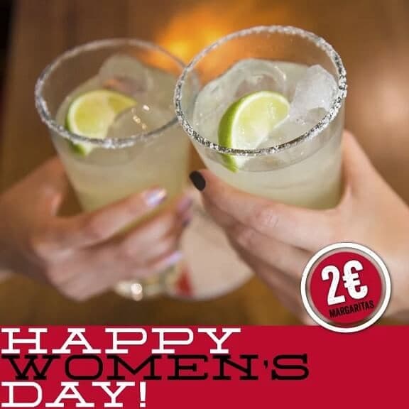 Fridays Classic Margaritas με 2€ για γυναικοπαρέες την Παρασκευή 08/3 (Ημέρα της Γυναίκας)