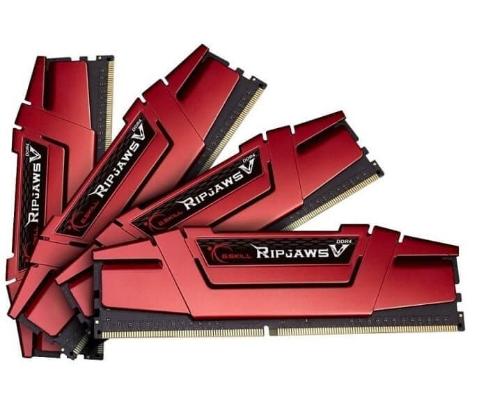 G.Skill RipjawsV 32GB DDR4-3200MHz (8GBx4, CL14 –14–14–34, 1.35 V) 237,88€ @ amazon.es (κατόπιν παραγγελίας)