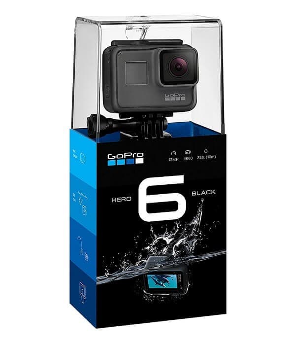 GoPro HERO6 Camera - Black 520€ @ amazon.co.uk