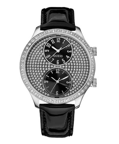 Guess Black Strap W10558L2 με 85€ &amp; άλλες προσφορές σε γυναικεία ρολόγια στο plus4u.gr