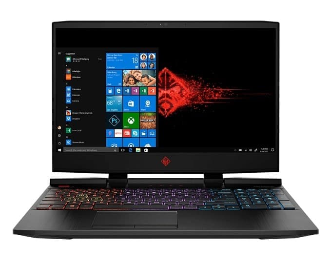 HP Omen 15-dc1019nv Laptop (15.6" FHD IPS, i5-9300H, 8GB, 512GB, RTX 2060, W10) 999€ - Media Markt