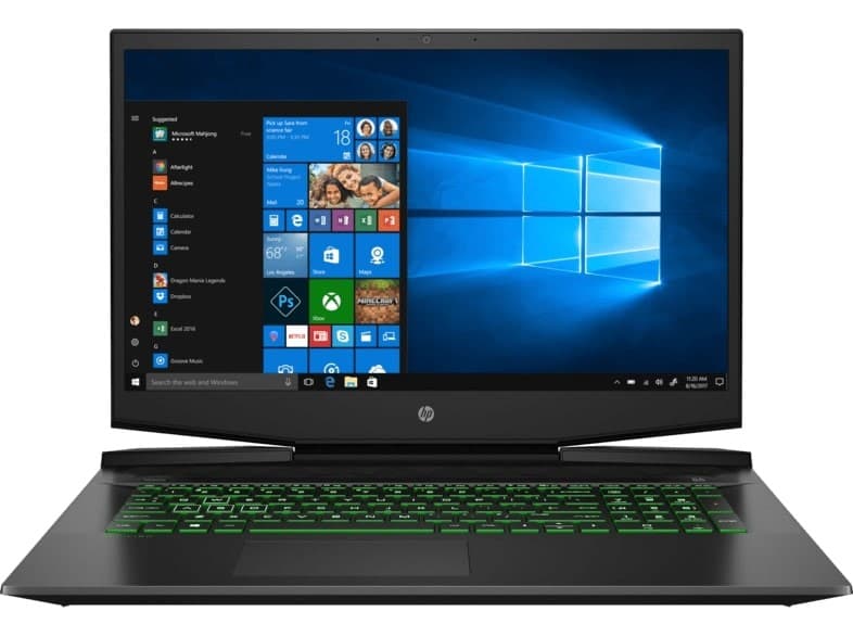 HP Pavilion 17-cd0031nv (17.3" FHD IPS, i7-9750H, 8GB, 256GB, GTX1650 4GB, W10) 899€ - Media Markt