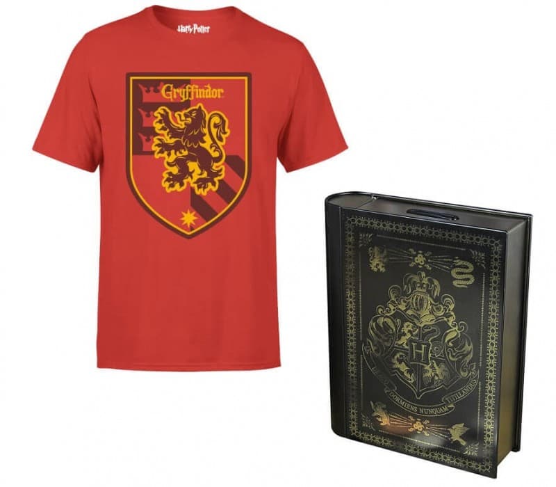 Harry Potter T-Shirt με δώρο Harry Potter κουμπαρά-βιβλίο 19,49€ @iwantoneofthose.com