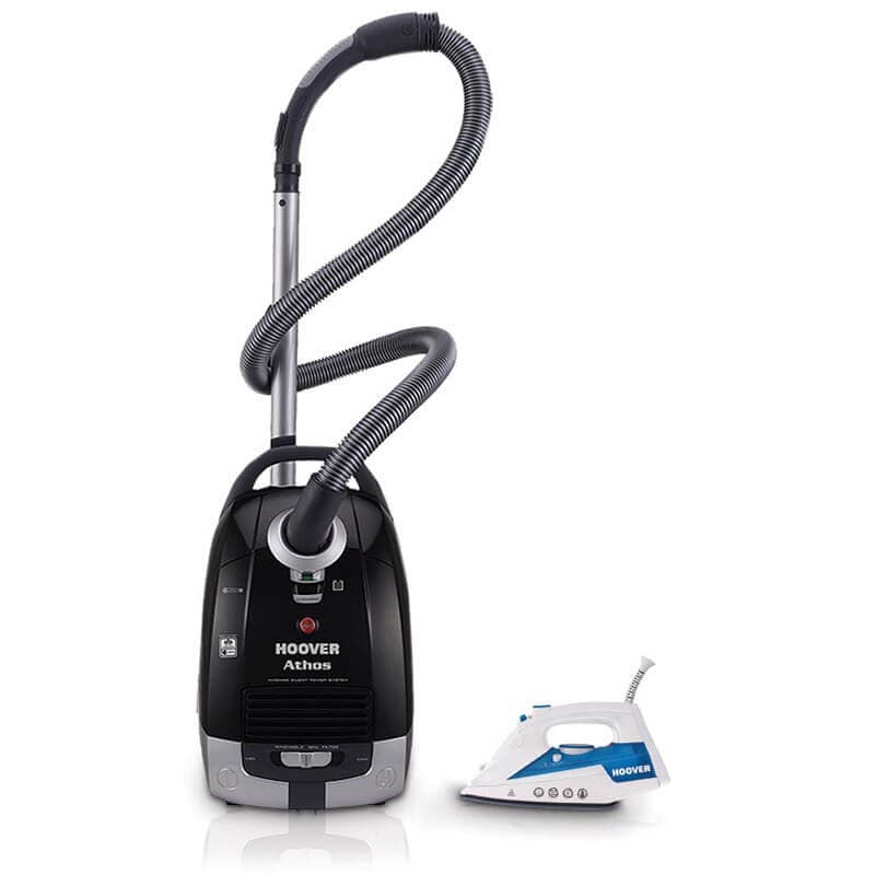 Ηλεκτρική Σκούπα Hoover Athos AT70_AT65011 &amp; σακούλες για 1 χρόνο &amp; ατμοσίδερο TIM 2500C με 149€ από buldoza.gr