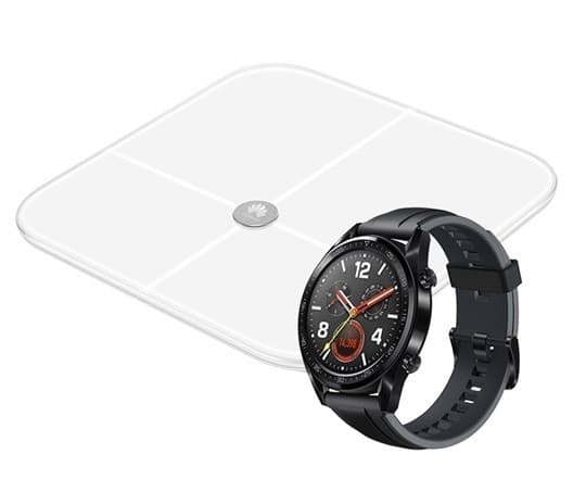 Huawei Watch GT + Smart Body Fat Scale 199€ από Κωτσόβολο / Πλαίσιο