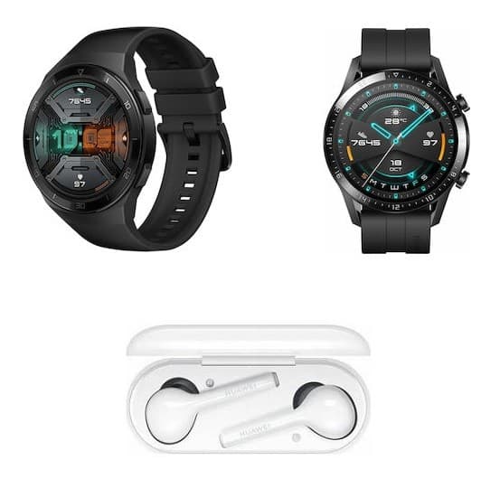 Huawei Watch GT 2e 179€ ή Huawei Watch GT 2 199€ με δώρο Ακουστικά FreeBuds Lite από τη Huawei