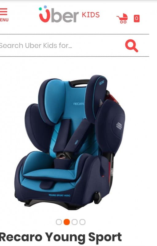 Recaro young sport hero 166€ uber kids  (+23,76€ τα μεταφορικά)