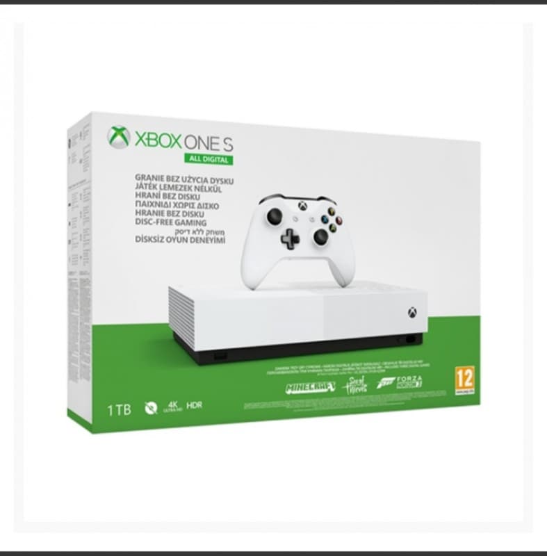 Microsoft XBOX One S 1TB All Digital + 3 Παιχνίδια 148.99€