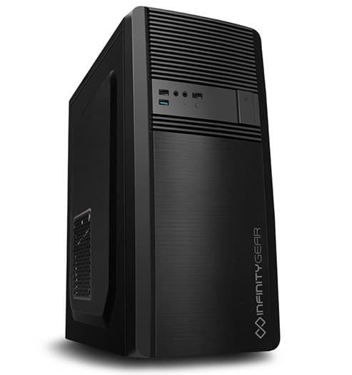 Infinity Gear Core 4S Desktop (i3-8100/ 8GB/ 1TB+120GB/ W10) 442€ - Κωτσόβολος