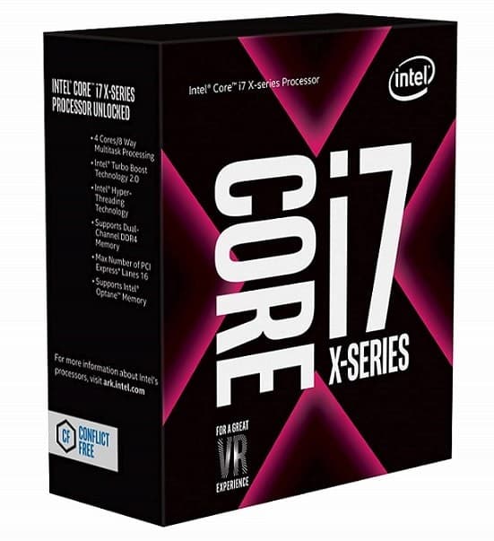 Intel Core i7-7740X CPU Box 241€ @ amazon.es