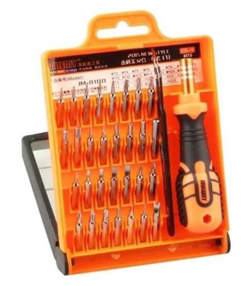 Σετ 32τεμ Jakemy JM-8100 Κατσαβίδι + Μύτες + Κασετίνα 4,95€ στο e-shop