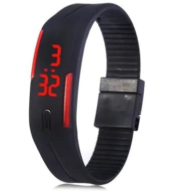 LED Digital Watch Rubber Band 0,16€ στο Gearbest