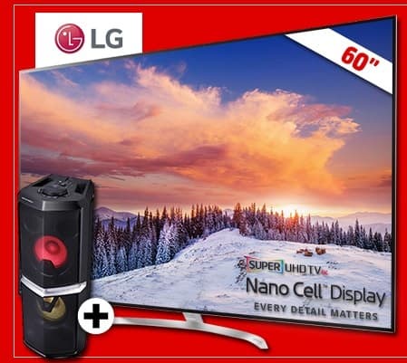 LG 60SJ810V SUHD TV 60" 4K + LG FH6 HiFi 1.199€ στη Media Markt
