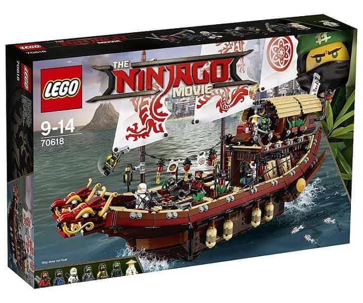 Lego NinjaGo Movie (70618) 104€ -- Amazon
