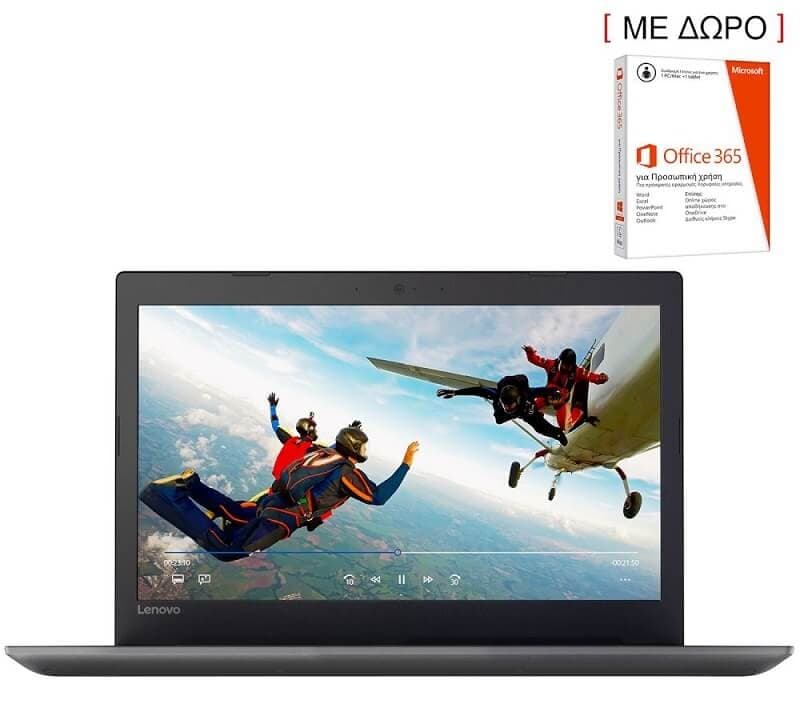 Lenovo Ideapad 320-15ISK (15.6" FHD/ i3-6006U/ 4GB/ 128GB/ W10) + MS Office 365 με 379€ από Πλαίσιο