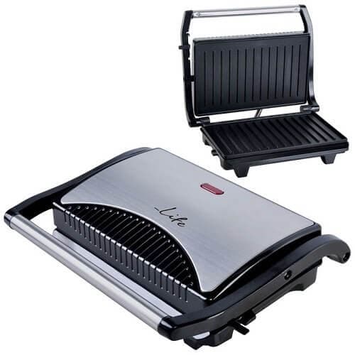 Τοστιέρα Life STG-100 Inox με 13.90€ από you.gr