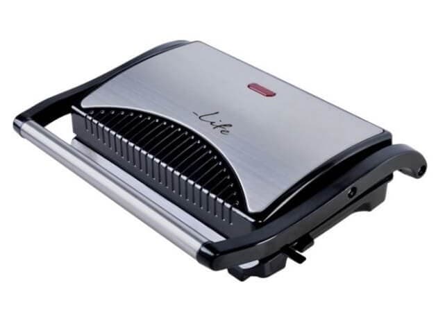 Τοστιέρα Life STG-100 Inox 700W 14,50€ από e-shop.gr