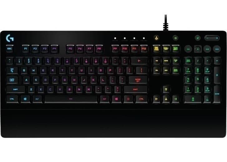 Logitech G213 Prodigy RGB Gaming Keyboard 53€ @ amazon.co.uk