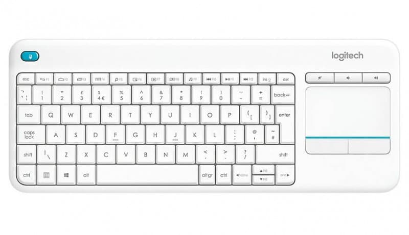 Logitech K400 Plus Wireless Touch Keyboard - White 26€ @ amazon.co.uk