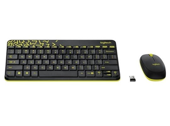 Logitech MK240 Nano Black/Yellow Ασύρματο 17,90€ - Κωτσόβολος