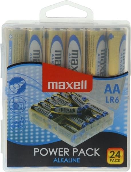 Μπαταρίες Maxell Alkaline AA 24-pack 5,59€ στο e-shop.gr
