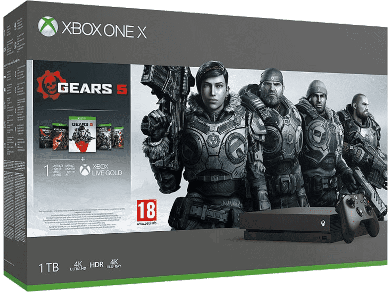 Xbox one x gears 5, 330€,mediamarkt, public, plaisio