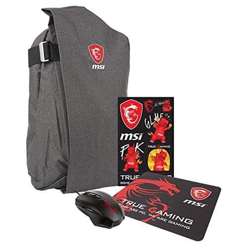 MSI Gaming Pack (Backpack, Mouse, Mousepad, Stickers) 43,93€ @ amazon.fr