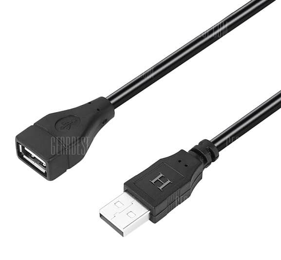 USB2.0 Type A Male to Female Extension Cable 3 Meters | Gearbest (νέοι λογαριασμοί με κωδικό CLFORNEWS)