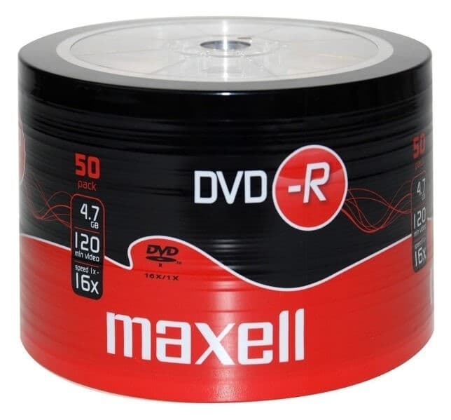 Maxell DVD-R 4,7GB 16x Shrink Packs 50 τεμάχια 7,90€ - e-shop.gr