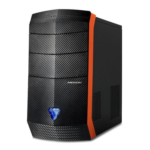 Medion Erazer P5369I Desktop PC (i7-6700, 8GB, 1TB + 128GB, GeForce GTX 1070 8GB, W10) 1.056€ @ amazon.de