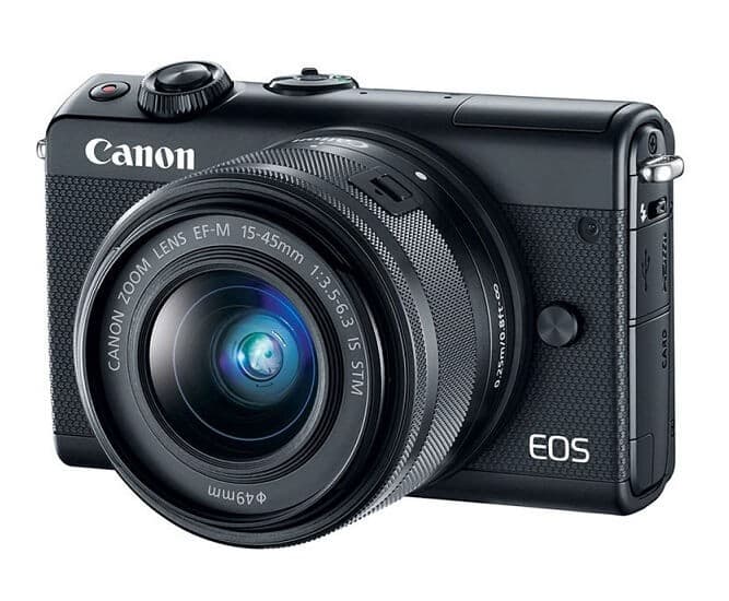 Mirrorless Canon EOS M100 &amp; Φακός EF-M 15-45mm Μαύρο