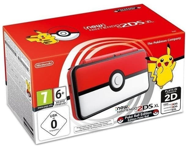 Nintendo 2DS XL Pokeball Edition 136,40€ @ amazon.de