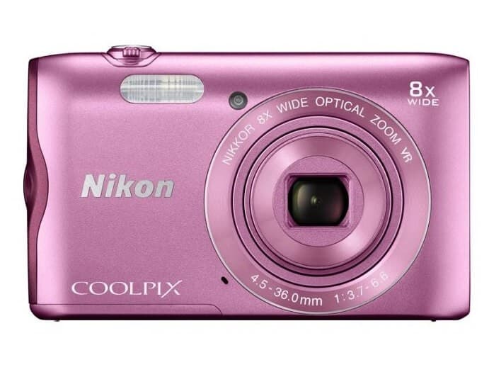 Nikon Coolpix A300 (20.1MP, 8x, e-VR 2.7", 720p) Pink 89,90€ - You.gr