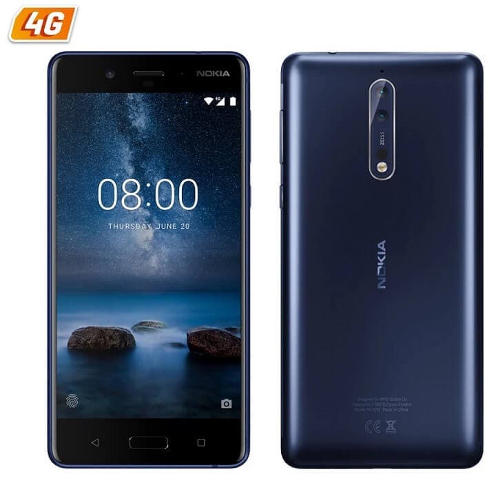 Nokia 8 (5.3" FHD, Snapdragon 835, 4GB, 64GB, Dual) 388€ @ amazon.es